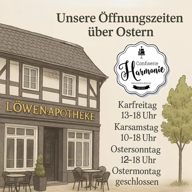 Unsere Öffnungszeiten über die Osterfeiertage 🐰